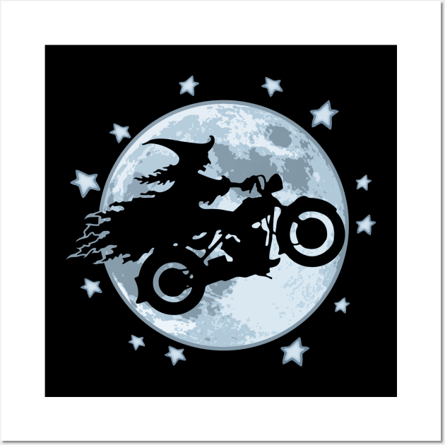 Witchy Biker Wall Art by kbilltv